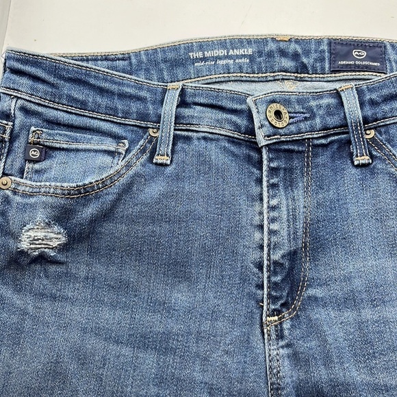 Ag Adriano Goldschmied The Middi Ankle Size 26R - Picture 15 of 16